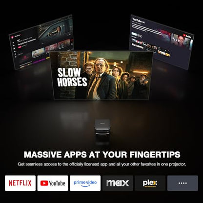 Mini Smart Projector 1080P WiFi Bluetooth Portable Home Theater